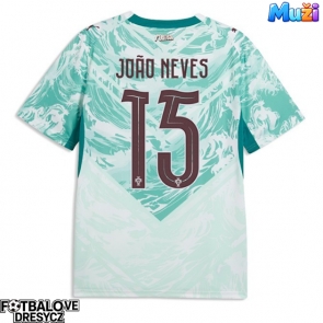 Portugalsko Joao Neves #15 Venkovní Dres MS 2026 Krátký Rukáv